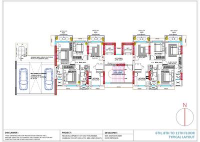 Project Image of 0.0 - 778.23 Sq.ft 3 BHK Apartment for buy in Sarvshubh Vista