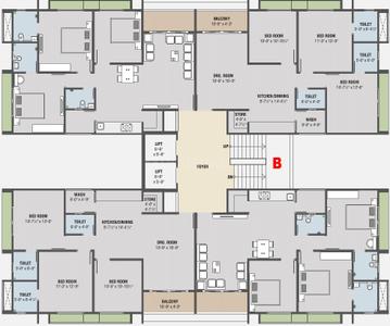 Project Image of 847.44 - 867.46 Sq.ft 3 BHK Apartment for buy in BT Siddhi Life Style