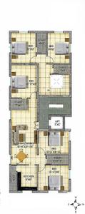Project Image of 900.0 - 1117.0 Sq.ft 2 BHK Apartment for buy in Live Sruthi
