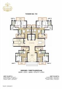 Project Image of 1300 Sq.ft 3 BHK Apartment / Flat for sale in New Chandigarh for Rs. 11500000