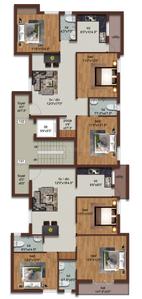 Project Image of 1345.0 - 1390.0 Sq.ft 3 BHK Apartment for buy in SAFAA CREST
