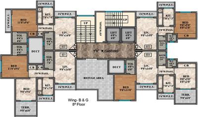 Project Image of 297.0 - 465.0 Sq.ft 1 BHK Apartment for buy in Mayfair Vishwaraja A B F And G