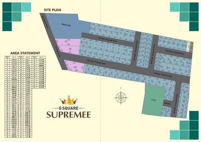 Project Image of 1200.0 - 1912.0 Sq.ft Residential Plot Plot for buy in G Square Supremee