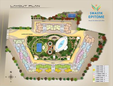 Project Image of 537.0 - 826.0 Sq.ft 2 BHK Apartment for buy in Swastik Epitome Building 1 Phase I Ground To 7 Floors