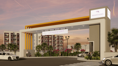Project Image of 436.91 - 633.24 Sq.ft 2 BHK Apartment for buy in Shantama Happy City Phase 2