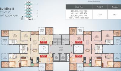 Project Image of 950 Sq.ft 2 BHK Apartment / Flat for sale in Wakad for Rs. 8800000