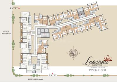 Project Image of 356.0 - 616.0 Sq.ft 1 BHK Apartment for buy in Omkar Laxmi Lifestyle