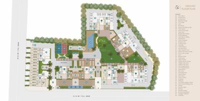 Indraprasth Saptak A To H Ground Cluster Plan 2