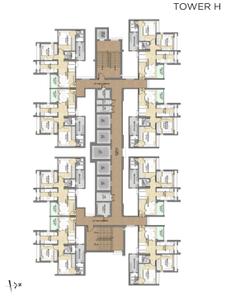 Project Image of 565.0 - 635.0 Sq.ft 2 BHK Apartment for buy in Raymond Realty Ten X Habitat