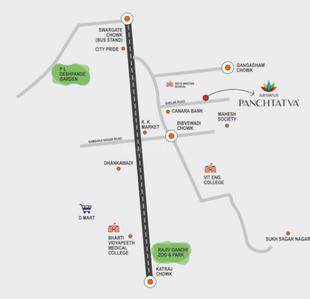 Project Image of 754.98 - 788.99 Sq.ft 2 BHK Apartment for buy in Sanskruti Panchtatva