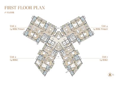Project Image of 1851.3 - 3348.79 Sq.ft 4 BHK Apartment for buy in Shalimar Belvedere Suites GH 12 Integrated Township