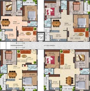 Project Image of 1210.0 - 1490.0 Sq.ft 2 BHK Apartment for buy in Infocity Excellence And Elegance