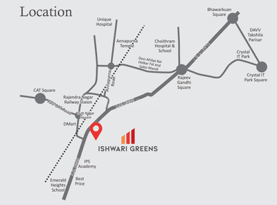 Project Image of 1290.0 - 1930.0 Sq.ft 2 BHK Apartment for buy in Ishwari Greens Block B C