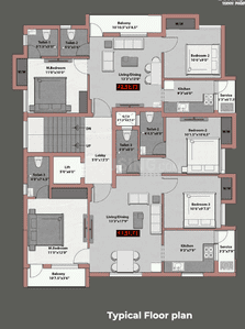 Project Image of 892.0 - 1297.0 Sq.ft 2 BHK Apartment for buy in MP Rue Radiale Ph 1