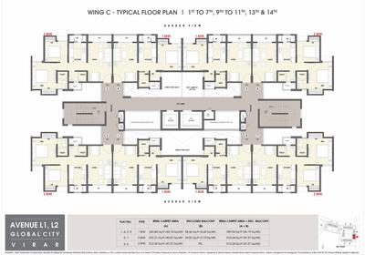 Project Image of 910 Sq.ft 2 BHK Apartment / Flat for sale in Virar West for Rs. 5000000