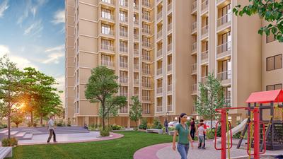 Project Image of 416.0 - 585.0 Sq.ft 1 BHK Apartment for buy in Raj Tulsi Galaxy
