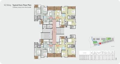 Project Image of 520.44 - 870.59 Sq.ft 2 BHK Apartment for buy in Majestique Towers East Phase 1