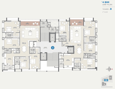 Project Image of 1480.04 - 3433.04 Sq.ft 3 BHK Apartment for buy in Sangini Lakeville