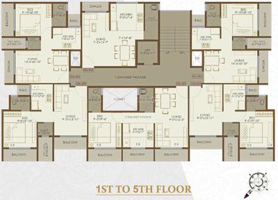 Project Image of 288.0 - 474.0 Sq.ft 1 RK Apartment for buy in S B Saavi Residency