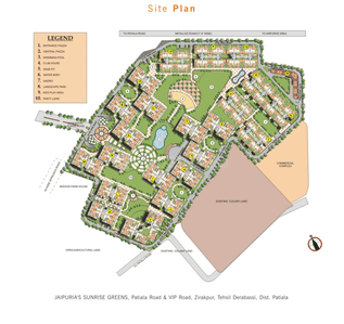 Project Image of 1288.0 - 3335.0 Sq.ft 2 BHK Apartment for buy in Jaipuria Sunrise Greens