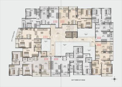 Project Image of 1180.0 - 1550.0 Sq.ft 2 BHK Apartment for buy in Rukhmini Chhaya Residency