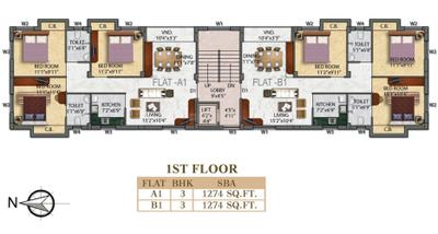 Project Image of 1226.0 - 1722.0 Sq.ft 3 BHK Apartment for buy in Eden Radiance