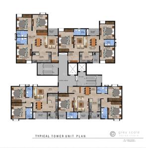 Project Image of 965.0 - 1016.0 Sq.ft 3 BHK Apartment for buy in GR Samskruthi