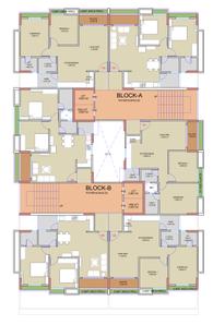 Project Image of 0.0 - 1530.0 Sq.ft 2 BHK Apartment for buy in Paarijat Pransh