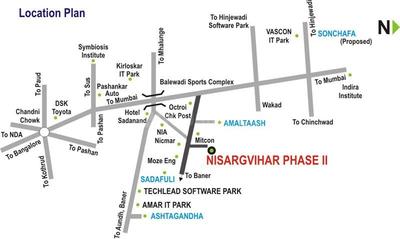 Project Image of 0.0 - 659.0 Sq.ft 1 BHK Apartment for buy in Sanjeevani Nisargvihar Phase II