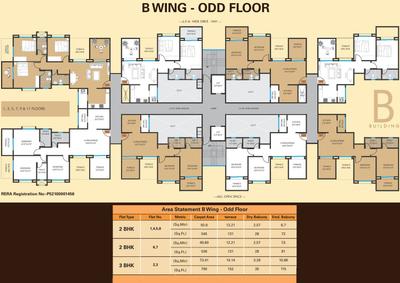 Project Image of 404.0 - 1073.0 Sq.ft 1 BHK Apartment for buy in Bhandari Vermont B C