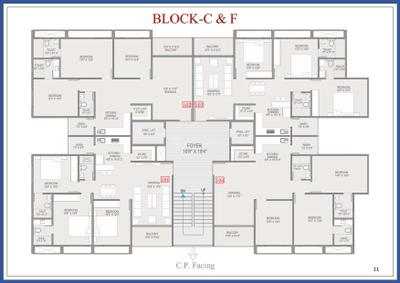 Project Image of 913.32 - 956.91 Sq.ft 3 BHK Apartment for buy in Tirupati Sky