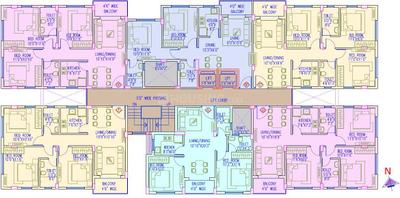 Project Image of 876.0 - 1364.0 Sq.ft 2 BHK Apartment for buy in Aspirations Harmony