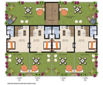 Project Image of 1050.0 - 1890.0 Sq.ft 2 BHK Apartment for buy in THV Orchid Heights