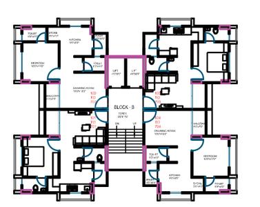 Project Image of 424.21 - 854.98 Sq.ft 1 BHK Apartment for buy in Jaydee Jannat Phase 2