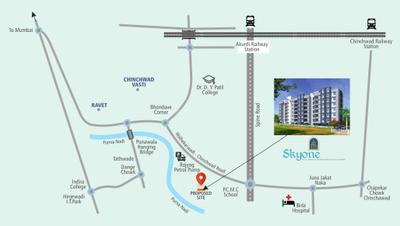 Project Image of 661.0 - 878.0 Sq.ft 2 BHK Apartment for buy in Nawani Skyone