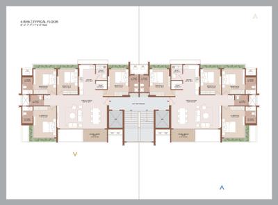 Project Image of 931.83 - 1331.28 Sq.ft 3 BHK Apartment for buy in Shreeji Anantara Galleria And Anantara