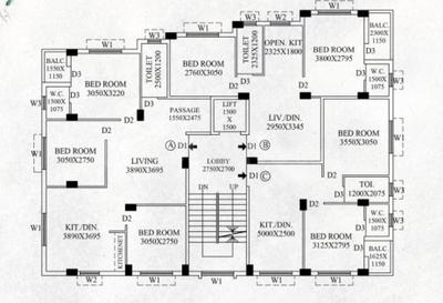 Project Image of 722.0 - 1325.0 Sq.ft 2 BHK Apartment for buy in The Eco Palace