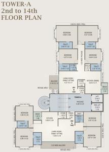 Project Image of 2200 Sq.ft 4 BHK Apartment / Flat for sale in Bhayli for Rs. 15100000