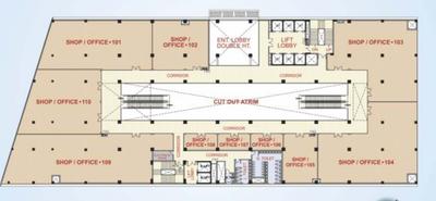 Project Image of 0.0 - 3079.0 Sq.ft 3 BHK Apartment for buy in NBCC Square