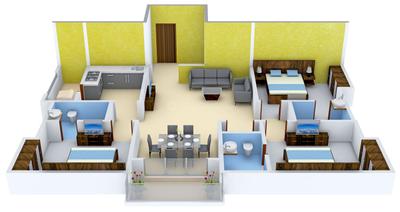 Project Image of 1270.0 - 1770.0 Sq.ft 2 BHK Apartment for buy in Value Valueprop Prime Vivanne