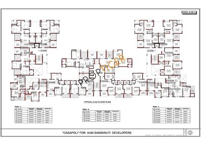 Project Image of 578.0 - 1506.0 Sq.ft 1 BHK Apartment for buy in Aum Sanskruti Casa Poli
