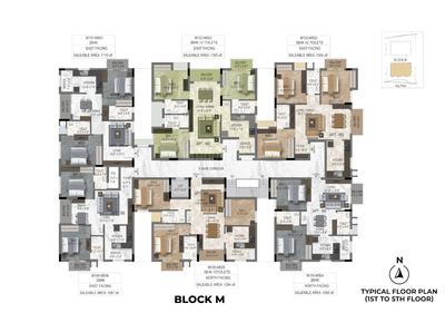 Project Image of 977.0 - 1420.0 Sq.ft 2 BHK Apartment for buy in LML Luxe One