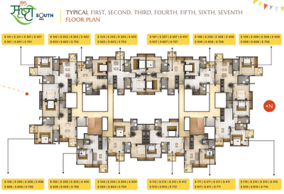 Project Image of 541.07 - 886.06 Sq.ft 1 BHK Apartment for buy in Subal Srushti South Pole