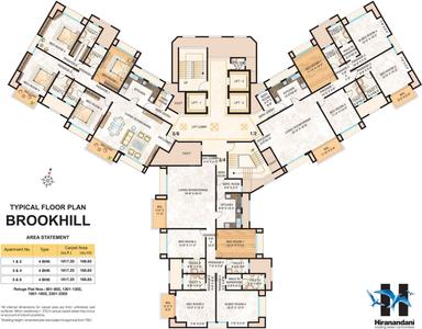 Project Image of 1700.0 - 1818.0 Sq.ft 4 BHK Apartment for buy in Hiranandani Brookhill