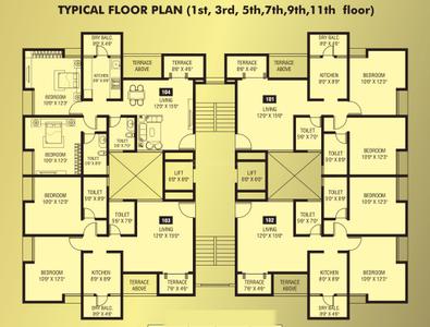 Project Image of 1020.0 - 2550.0 Sq.ft 2 BHK Apartment for buy in Pushpaganga Pooja Enclave