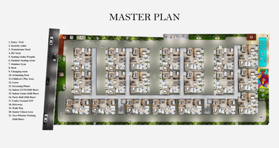 Project Image of 770.0 - 864.0 Sq.ft 3 BHK Apartment for buy in Vasudharini Nest