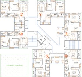 Project Image of 529.69 - 571.03 Sq.ft 2 BHK Apartment for buy in Roshan Milestone Wing H
