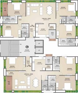 Project Image of 4300 Sq.ft 4 BHK Apartment / Flat for sale in Vesu for Rs. 32700000