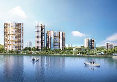 Project Image of 409.0 - 582.0 Sq.ft 1 BHK Apartment for buy in Axis La Promenade Baywalk