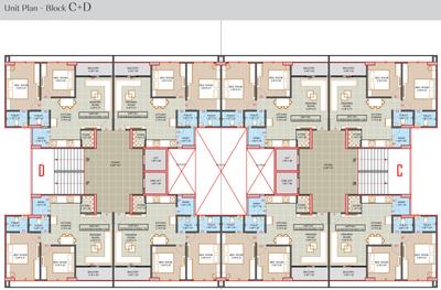 Project Image of 648.96 - 665.42 Sq.ft 2 BHK Apartment for buy in Shreenath Fortune 99